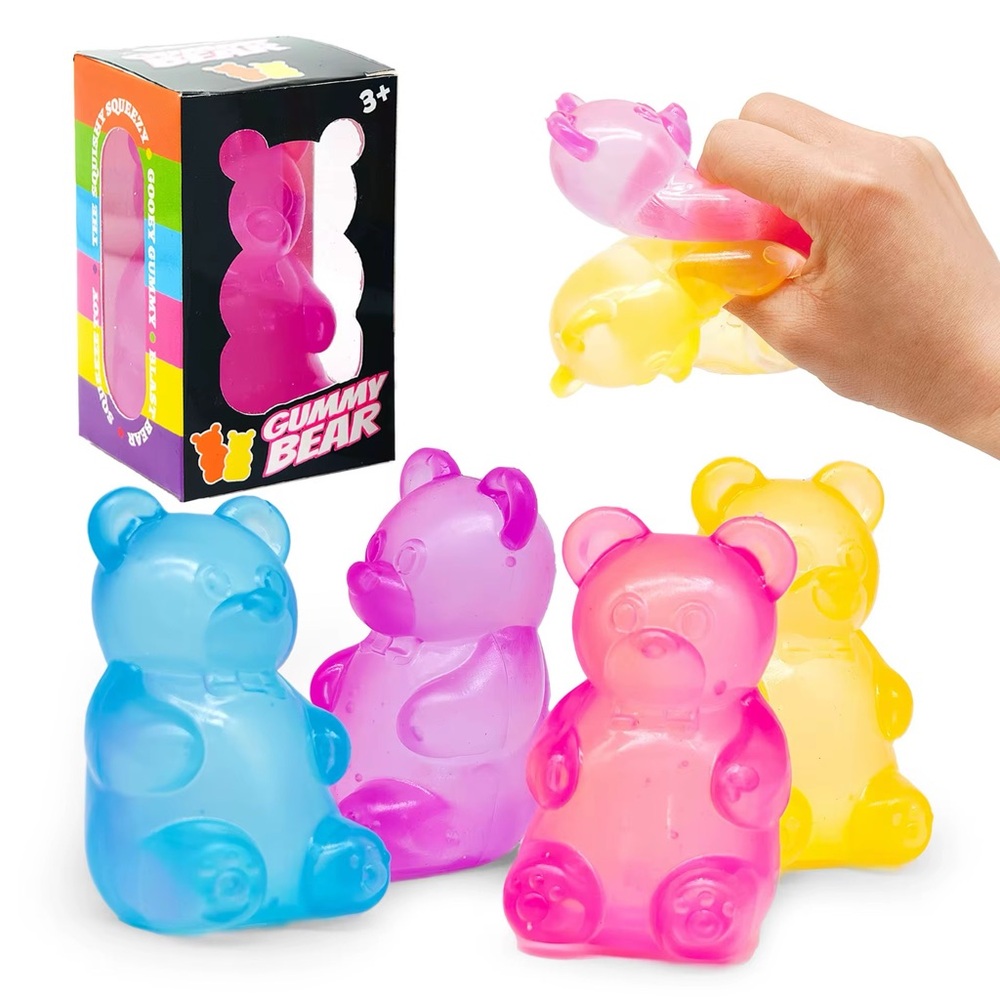 Squeeze Toys - Colorful Stretchy Bear